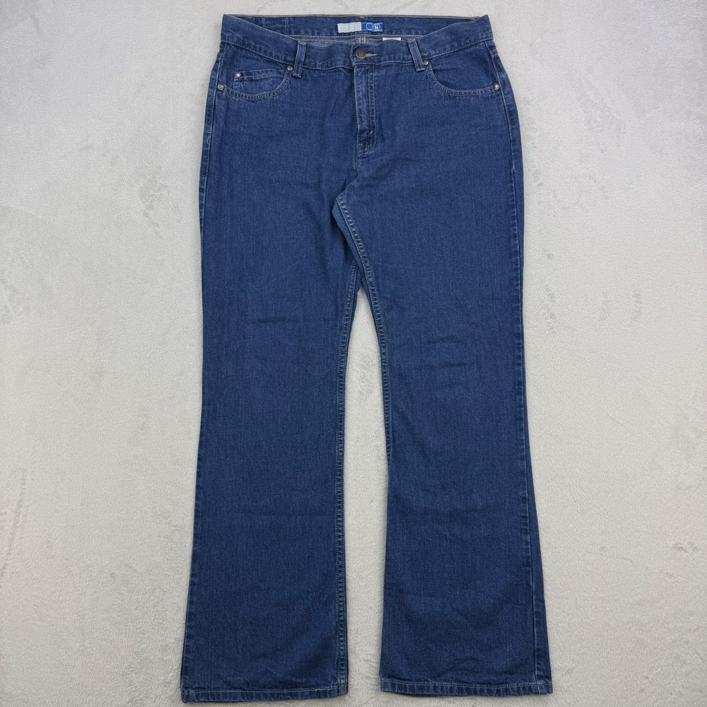 Vintage Levi's L2 Jeans Womens 13M 36x30 Blue Denim‎ Bootcut Flared